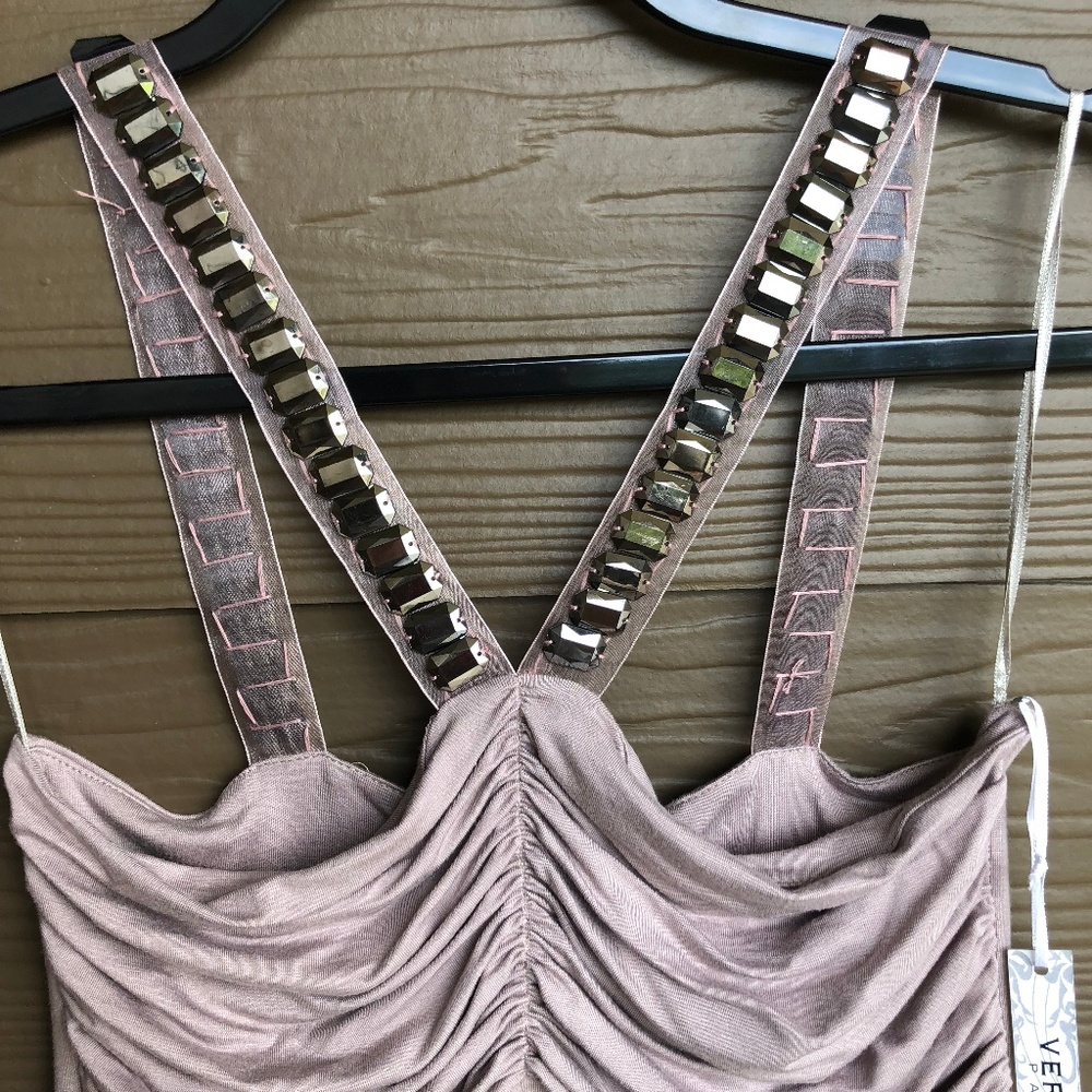 🆕⬇️$40Vertigo Paris Jewel Top Shirt Blouse - Picture 2 of 7